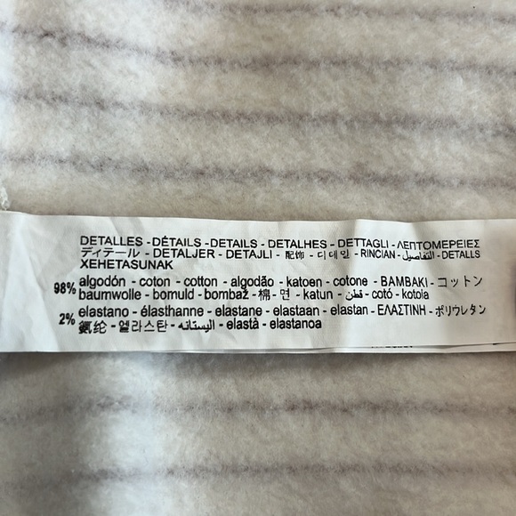 Zara baby, toddler stripped ecru & brown sweatshirt 18-24m - Picture 4 of 7